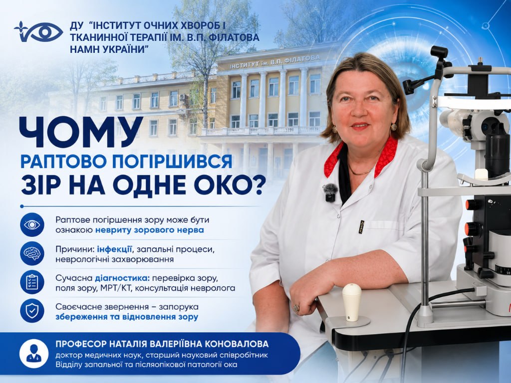 Почему внезапно ухудшилось зрение на один глаз: профессор Наталья Коновалова отвечает на самые распространенные вопросы