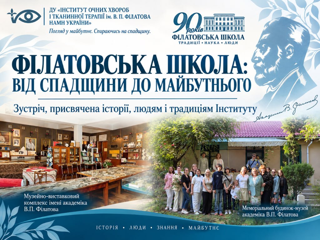 «Філатовська школа: від спадщини до майбутнього» — зустріч, присвячена історії, людям і традиціям Інституту